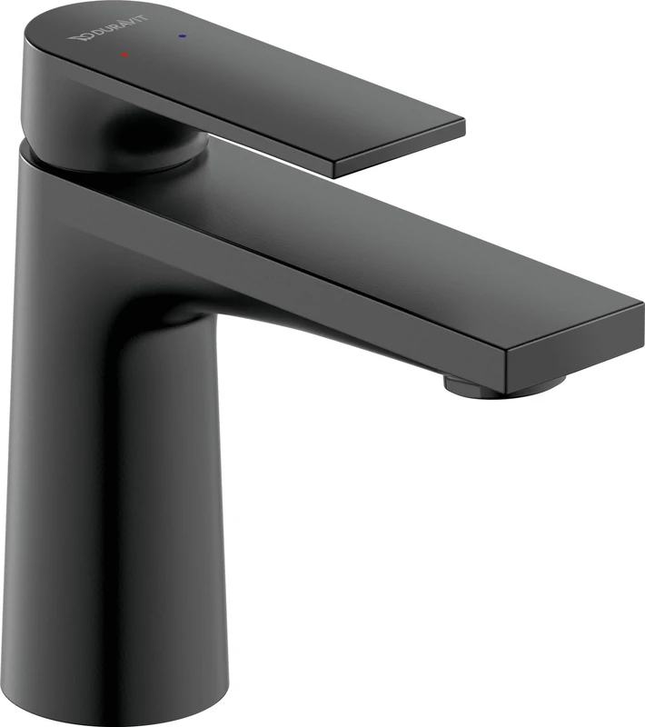 Duravit Tulum Basin Mixer Tap Small (Spout Height 97 mm) Bathroom Sink Tap Matt Black