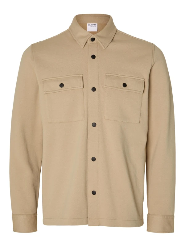 SELECTED HOMME Men's Slhjackie W Noos Sweat Jacket, Incense, XXL