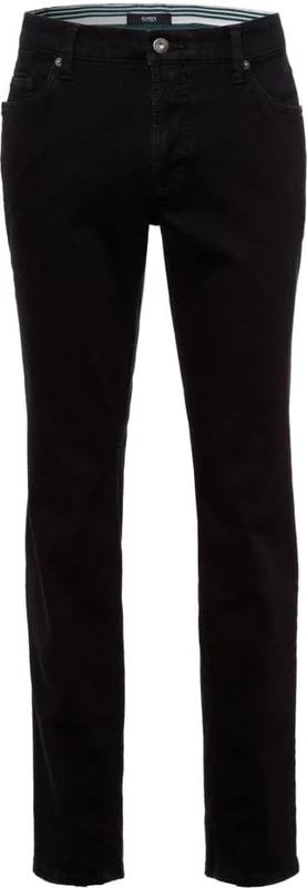 Eurex by Brax Men's Luke Denim Perfect Flex Jeans, Black, 38 W/32 L