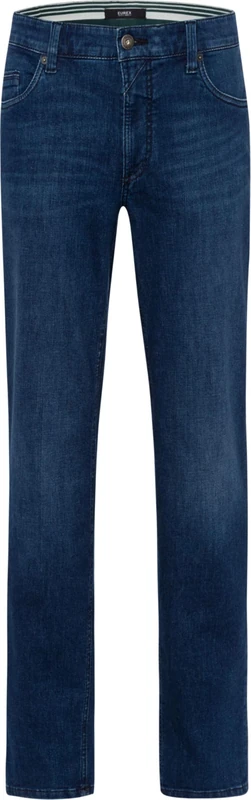 Eurex by Brax Men's Luke Denim Perfect Flex Jeans, Regular Blue, 40W / 32L