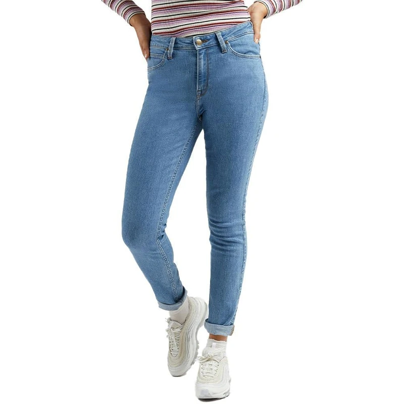 Lee Damen Elly Jeans, Light Alton, 27W / 33L EU