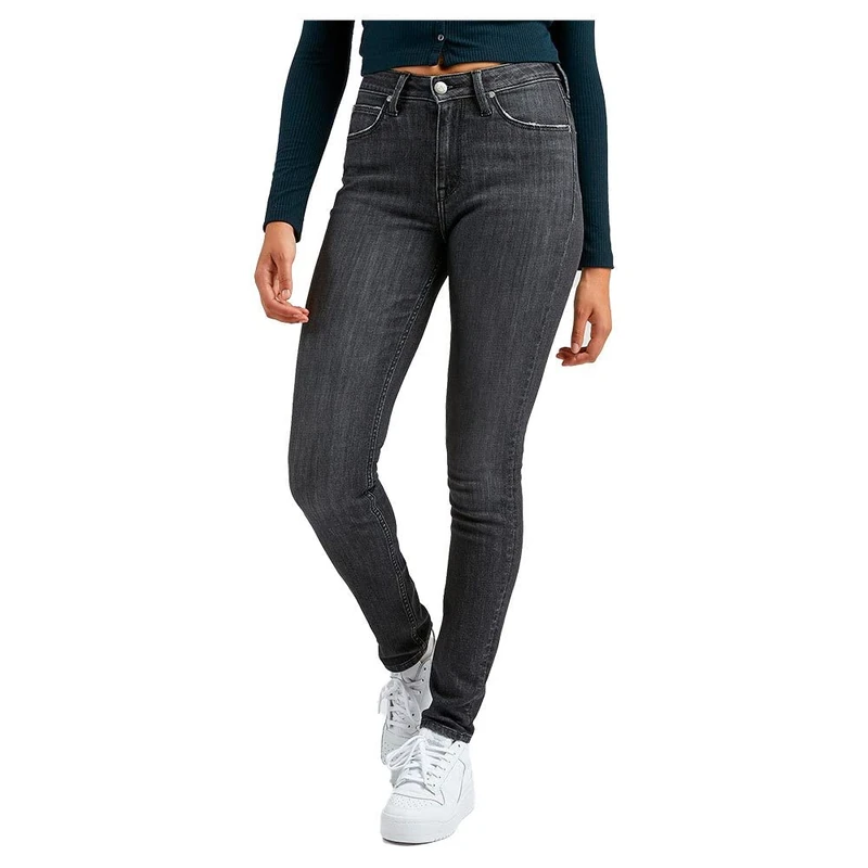 Lee Womens Scarlett HIGH Jeans, Middle of The Night, 24W / 31L