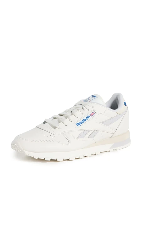 Reebok Women's Classic Leather Sneakers Legacy, Chalk/Light Solid Grey/Alabaster, 12 Women/10.5 Men