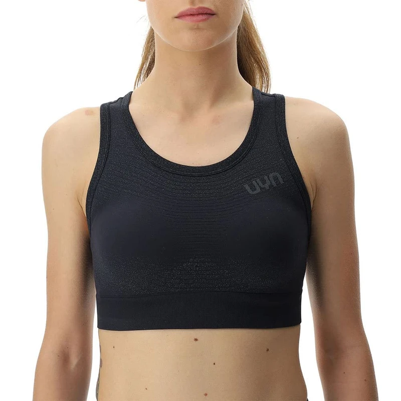 UYN O102348 Running EXCELERATION OW Sports Bra Women's Black/Iron M - Image 1