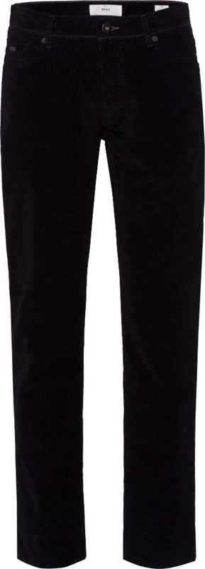 BRAX Men's Style Cadiz Evolution TT Modern Five-Pocket Corduroy Trousers Pants, Black (Black 02), 40 W/34 L