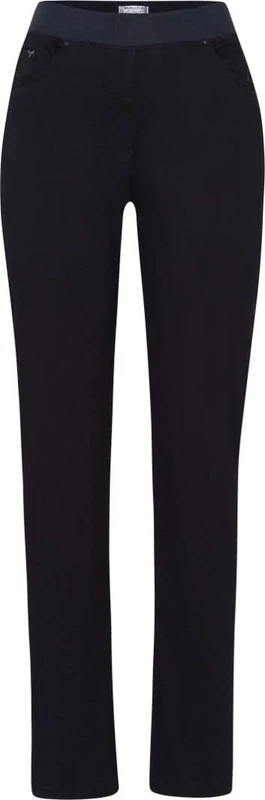 Raphaela by Brax Women's Pamina Thermolite Cotton Trousers Pants, Navy, 27W x 32L