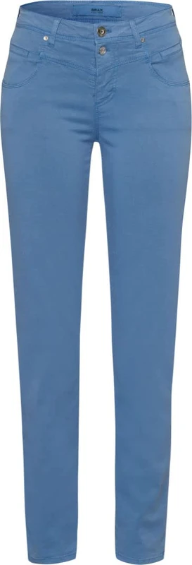 BRAX Women's Style Shakira Cozy Comfortable Trousers in Lyocell Cotton Quality Pants, Iced Blue, 26W x 32L