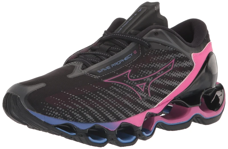 Mizuno Womens Wave Prophecy 12 Water Shoe, Black Oyster, 8.5