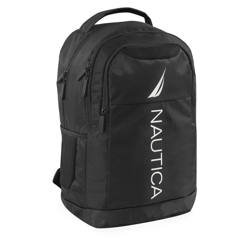 NAUTICA Backpack, Black, 18" - Image 1