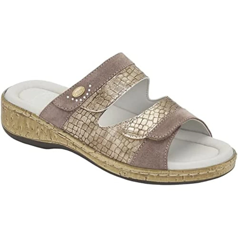 Scholl Women's MARINELLA Sandal, Taupe, 2 UK