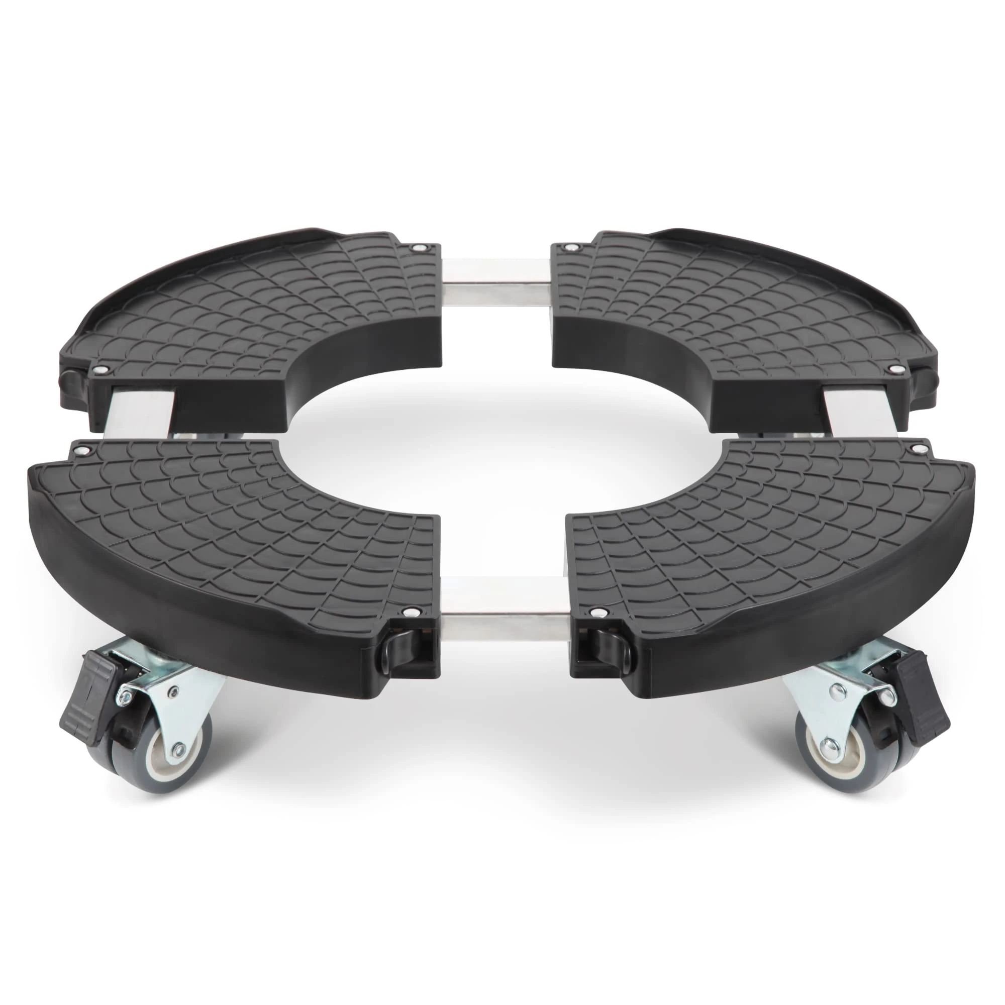 W B D WEIBIDA Plant Caddy with Wheels Heavy Duty 440lbs Capacity, Adjustable 15-21 Inch Rolling Plant Stand Indoor Outdoor, Large Plant Cart Dolly with Casters for Flower Pot Garden Pot Mover Black