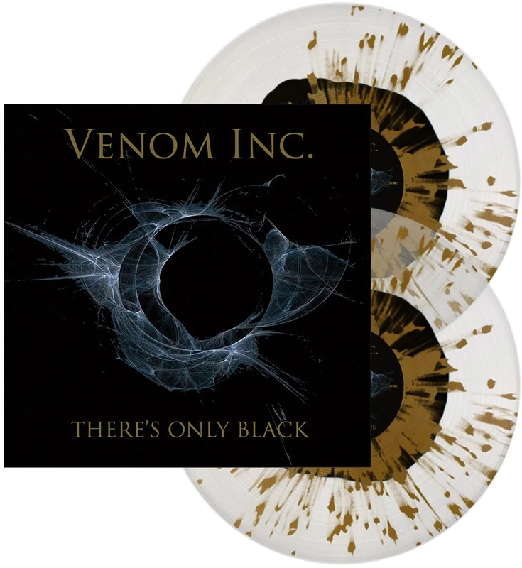 There's Only Black - Clear w/ Black Yolk & Gold Splatter [VINYL]