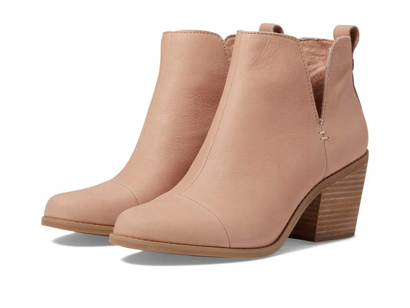 TOMS Women's Everly Cutout Leather Boot, Buck Brown, 3 UK