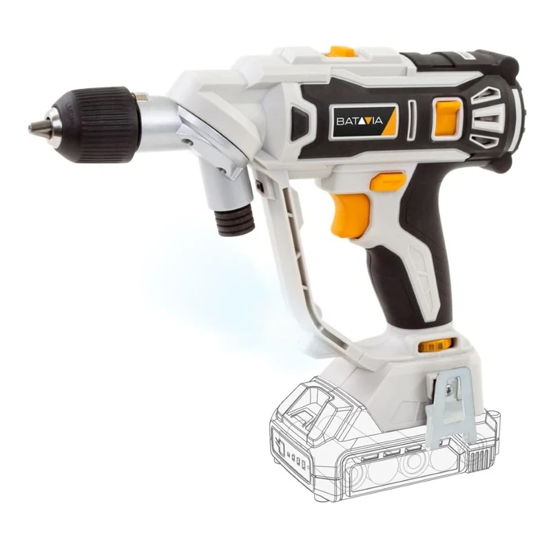 Batavia Maxxpack 18V Twin Drill Cordless Drill Driver (Without Battery and Charger) - 18V Maxxpack Collection for DIY Professionals and Home use