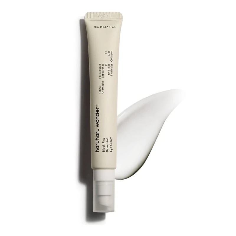 haruharu wonder Black Rice Bakuchiol Eye Cream, Eye Cream for Fine Lines, Wrinkles & Dark Circles, Natural Retinol, Vegan, Korean Skincare, Cruelty-Free, 20ml