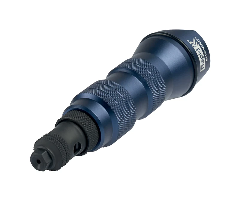 Rapid RP150 MULTI Blind Rivet Adapter for 3.2 - 4.8mm Rivets - Attaches to a Drill Driver or Screwdriver for Driving Rivet Screws into Nuts, 5001484, Blue