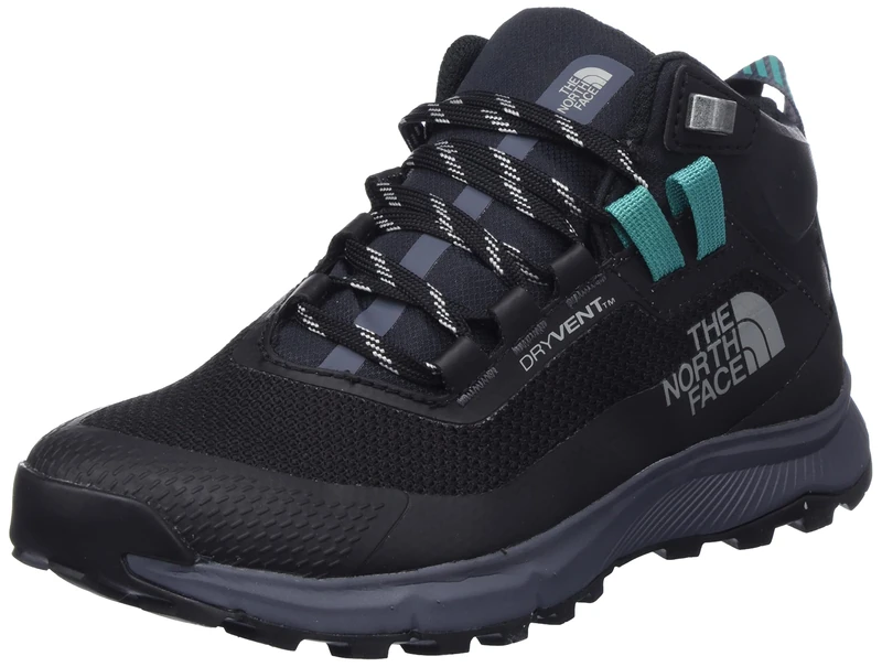 THE NORTH FACE Men's Cragstone Mid Wp Sneaker, TNF Black Vanadis Grey, 8 UK
