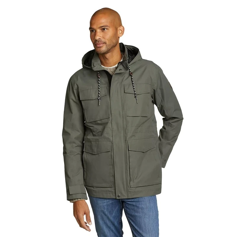 Eddie Bauer Men's Everson Parka, Capers, S - Image 1