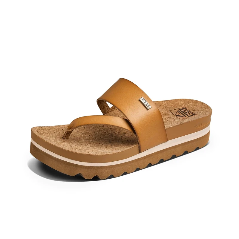 Reef WOMENS SANDALS, CUSHION SOL HI, NATURAL, 9 UK