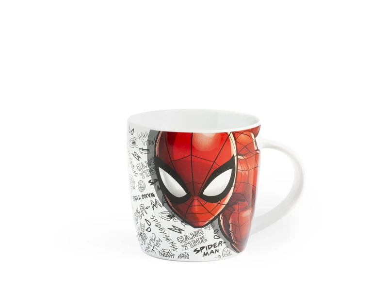 Home Marvel Spiderman Set of 6 Mug, New Bone China, cc340, Multicoloured - Image 1