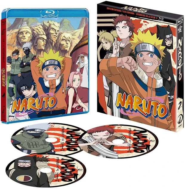 Naruto Box 2-26 to 50 - BD
