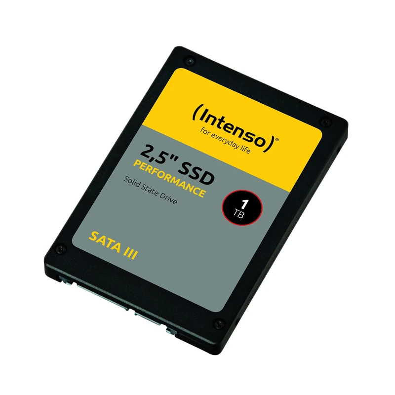 Intenso Internal 2.5" SSD SATA III Performance, 1TB, 550MB/s, Black, Solid State Drive