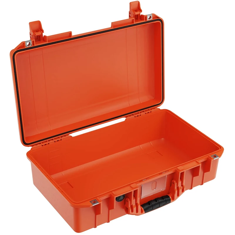 PELI 1525 Air Lightweight Protective Case for DSLR Camera Gimbal Rings and Fragile Equipment, Waterproof and Dustproof, 26L Volume, Foam Insert, Orange