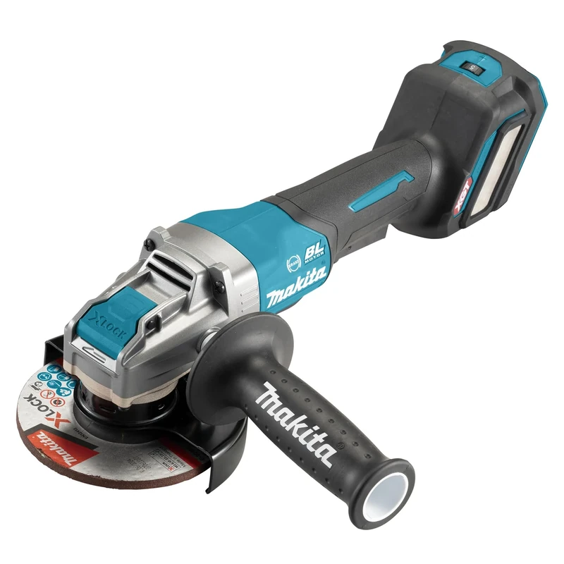 Makita GA044GZ Cordless Angle Grinder 40 V Max. (Without Battery, Without Charger), Petrol, Black