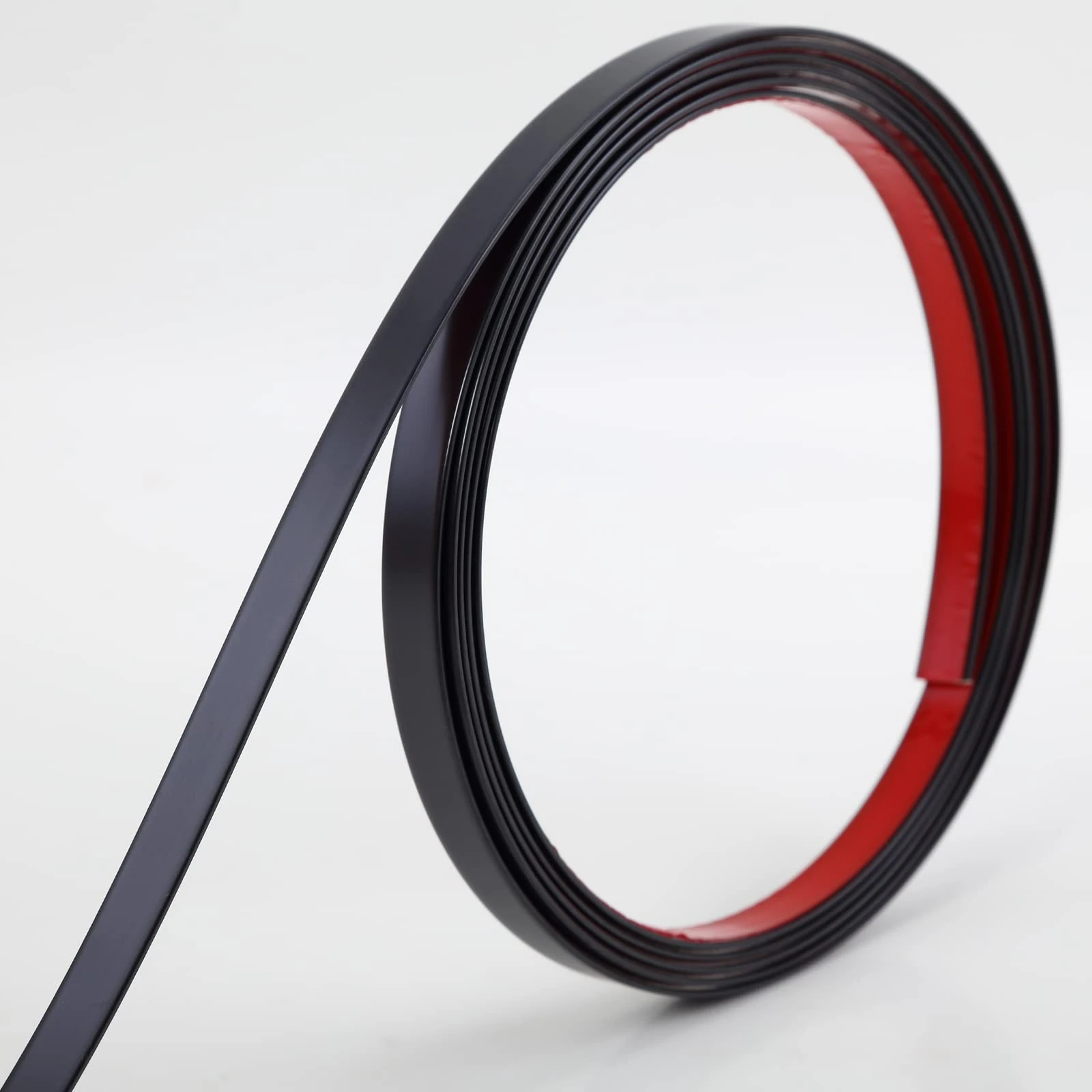 Trimold Black Molding Trim Peel and Stick, Flexible Mirror Border Design, Wall Ceiling Floor Cabinet Tile Edge Moulding, 5m x 2cm