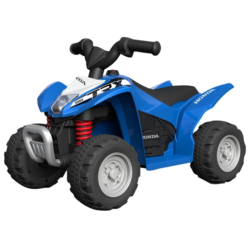 TURBO CHALLENGE - Quad Honda VTA - Electric Ride-On - 119713 - Scooter - Blue - Ready to Ride - 25 kg Max - Plastic - Rechargeable Batteries - From 18 Months