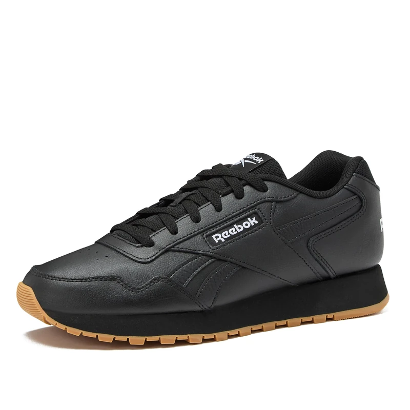 Reebok Unisex-Adult Glide Sneaker, Black/White/Gum, 11.5 Women/10 Men