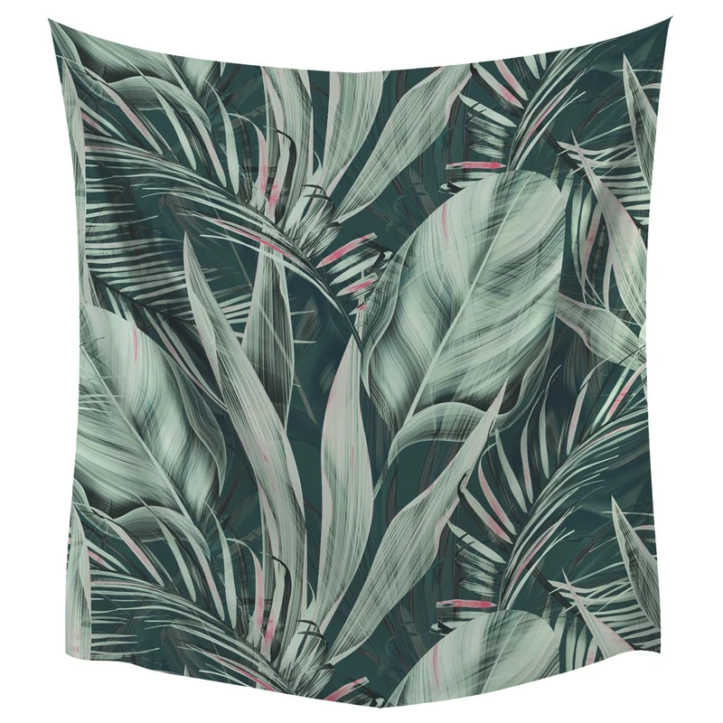 Flag Wall Hanging Tropical Plants