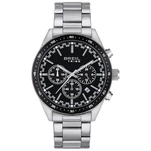 Breil Fast Collection Analogue Dial Quartz Chrono Movement Watch and Steel Strap for Men