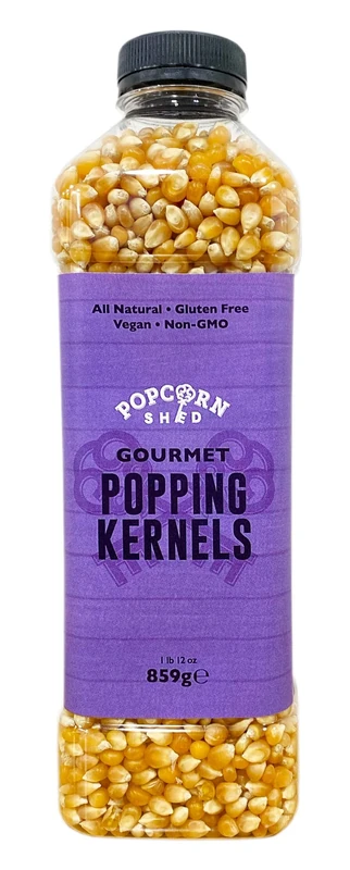 Gourmet Popcorn Kernels Bottle 859g, Make Your Own Popcorn, Vegan, Gluten Free, Non-GMO Corn Kernels