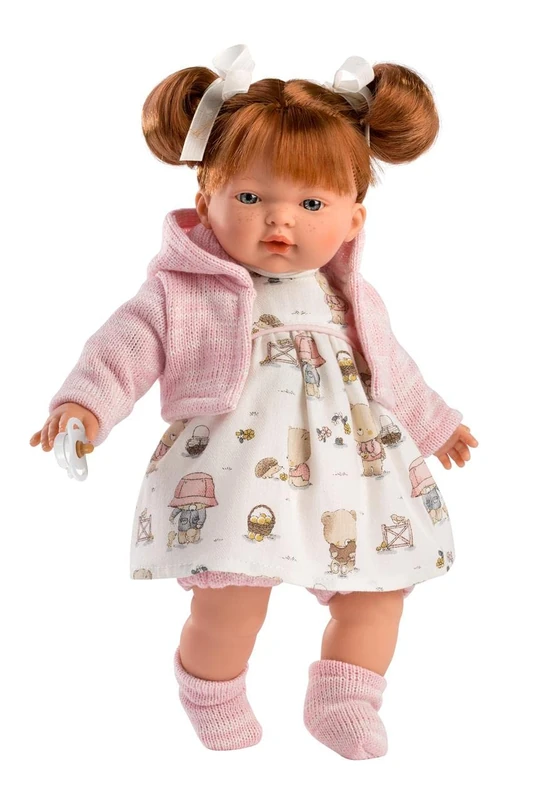 Llorens Lea 33 cm Baby Doll - Red Hair and Blue Eyes