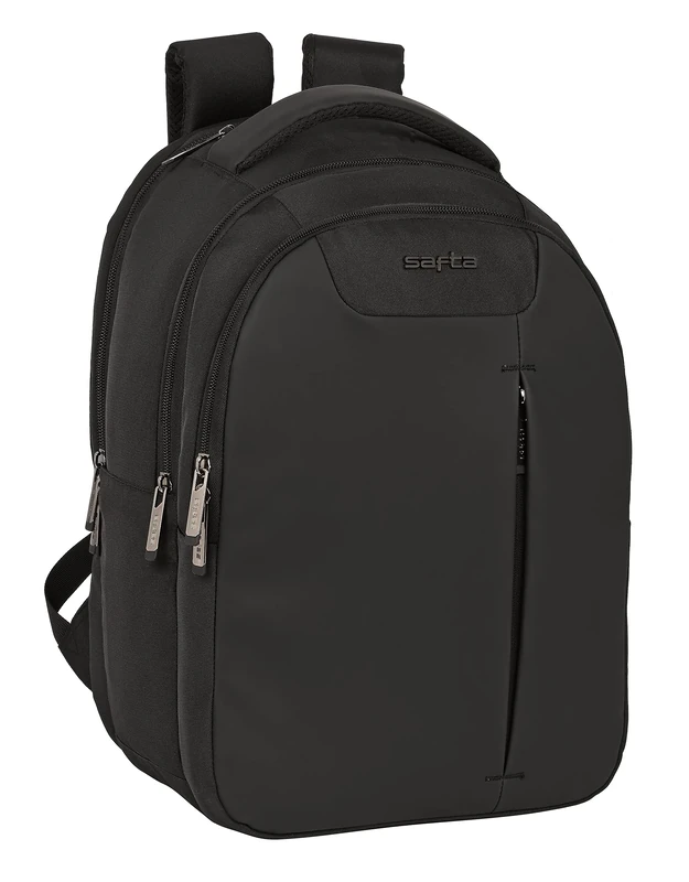 Safta - Laptop Backpack 15.6'' and 14.1''+Tab 9.7''+USB Business Black 31X45X23Cm, Multicolor (642200437)