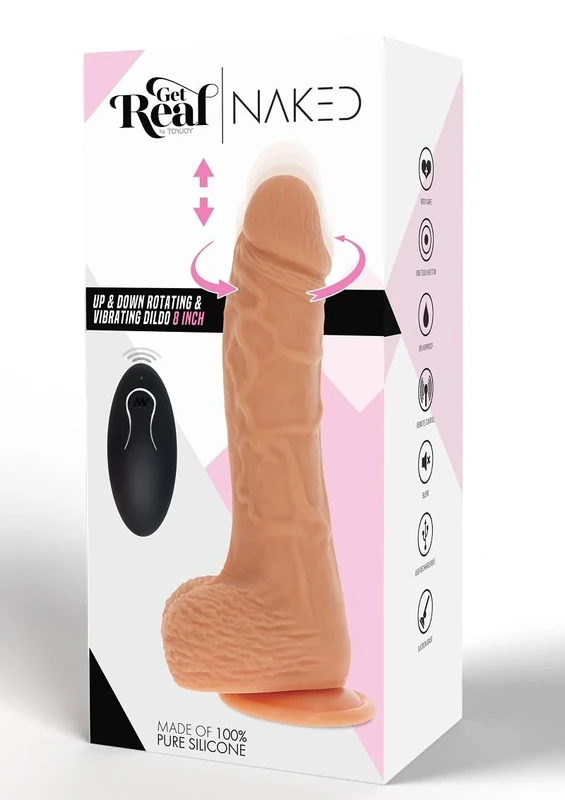 TOYJOY 10212 Realistic Vibrator Light Skin Tone One Size