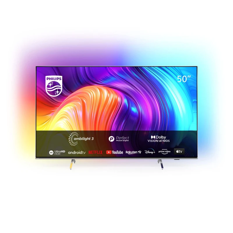 Philips 50PUS8507/12 50-Inch 4K LED TV | Ambilight, UHD & HDR10+ | Dolby Vision & Dolby Atmos | Multi-room DTS Play-Fi | Google Assistant & Alexa Compatible