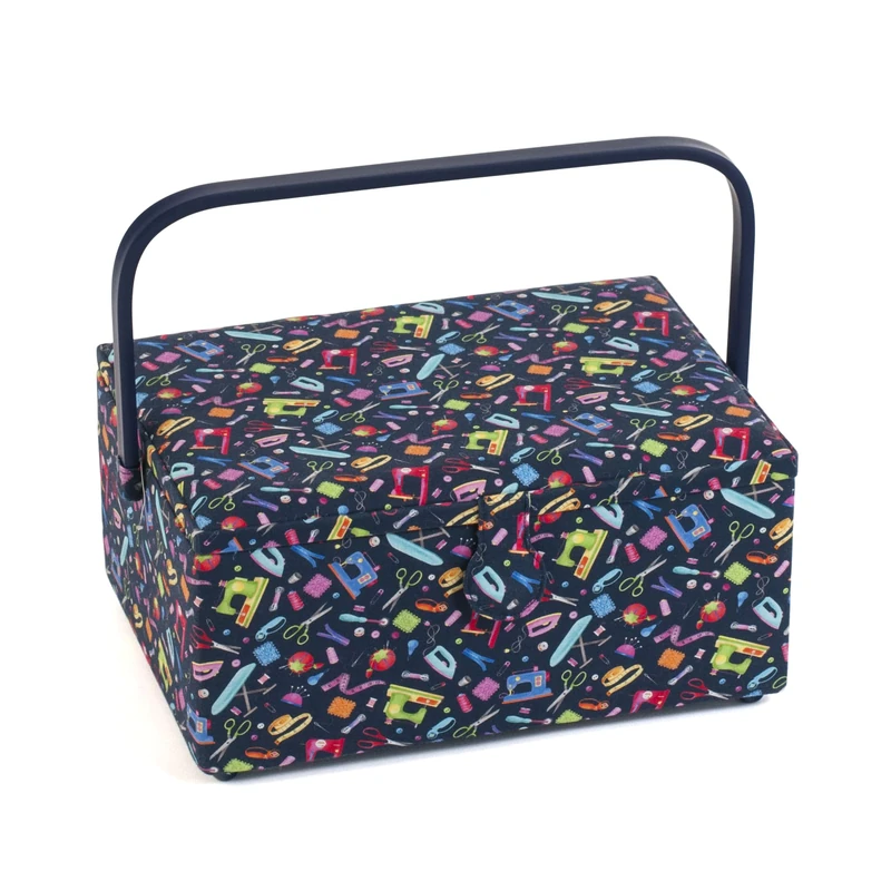 Hobby Gift Large Sewing Craft Hobby Storage Box, Rectangle, Mini Sewing Machines