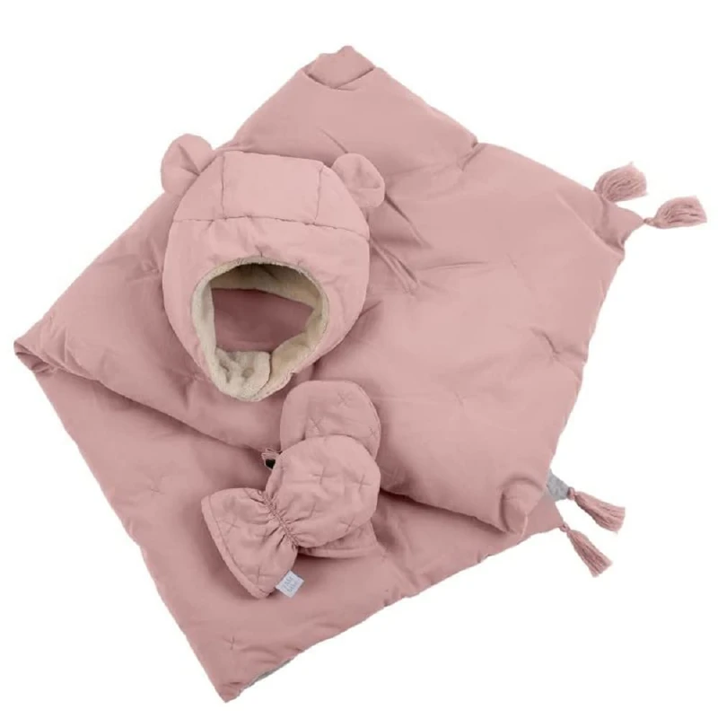 ONNA Accessories (Pushchairs and Pushchairs) Model Set Hat, Mitt and Down Blanket