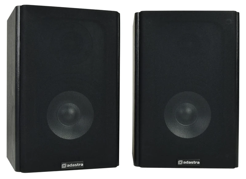 Adastra | Studio Sound Full Range Bookshelf Speakers Supplied in Pairs, 160W Peak Power, 4 Ohms