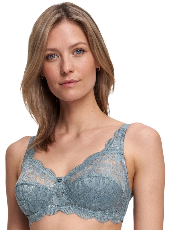 Susa Women's Latina Bra, Semi Transparent, Aqua Green, 40B