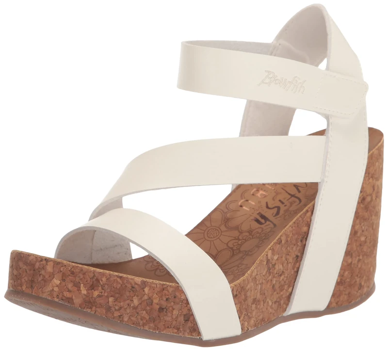 Blowfish Malibu Women's Hapuku Wedge Sandal, Coconut Dyecut, 5 UK