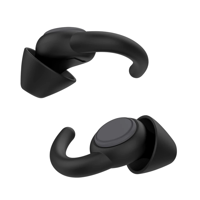 Afflatus Ear Plugs for Sleep, 2 Pairs(S+L) in 1 Delicate Giftbox, Noise Cancelling Ear Plugs Reusable, Comfortable Earplugs for Sleep, Snoring, Noise Reduction