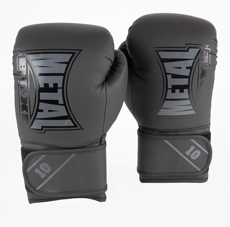 METAL BOXE Boxing Gloves Training Starter Black/Grey 06 oz