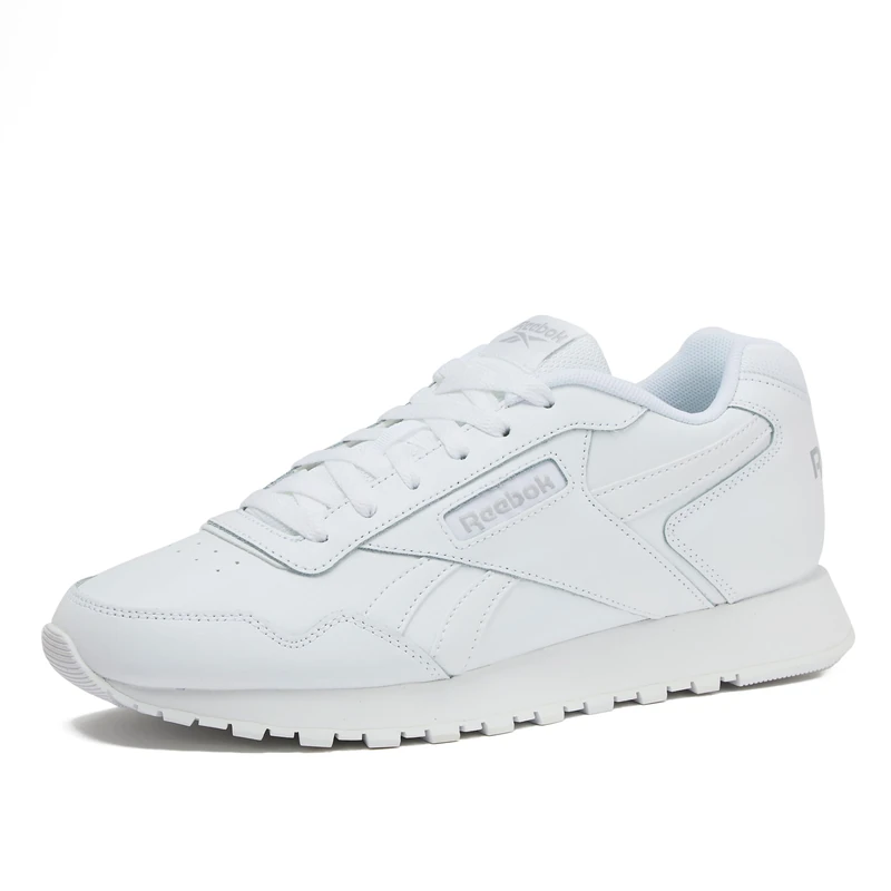 Reebok Mens Ventilator Signature Leather Fashion Sneakers, White/Cold Grey, 9