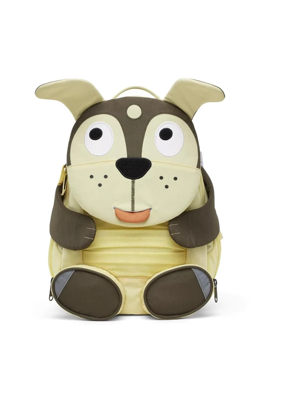 Affenzahn Unisex Children's Friend Large Nursery Backpacks, Tonie Dog - Brown, S