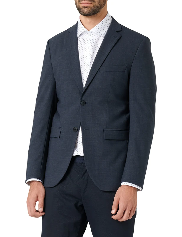 SELECTED HOMME Men's Slhslim-Elon BLZ Flex B Noos Suit Jacket, Dark Blue, 44