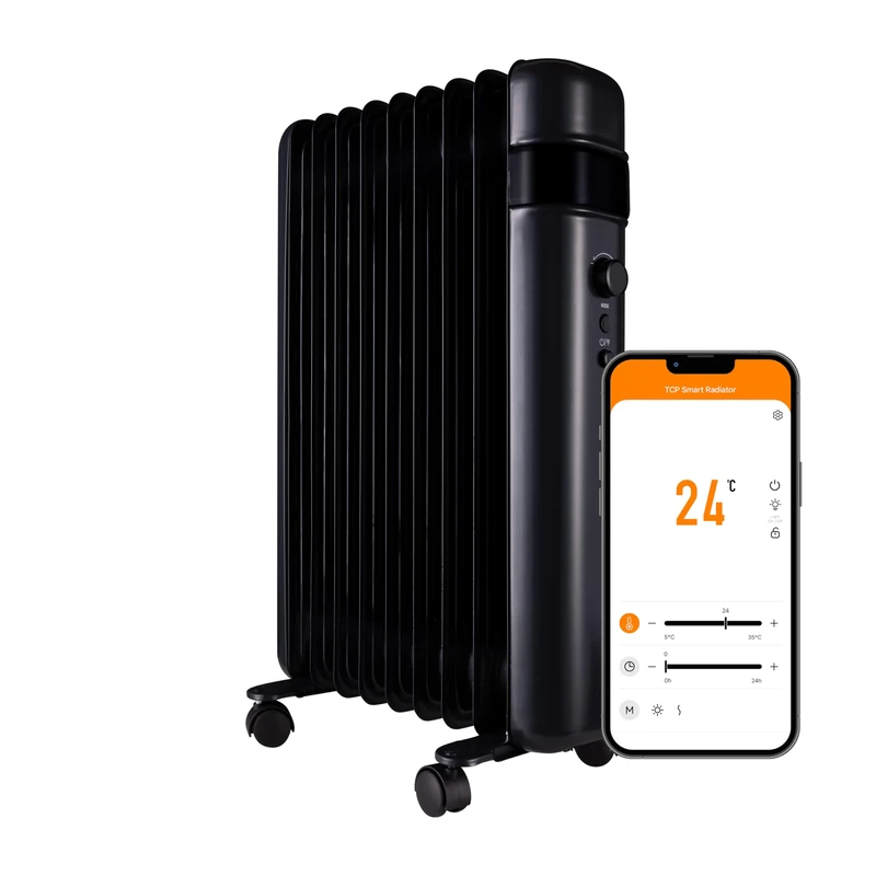TCP Smart Oil Radiator Portable 2000w Black