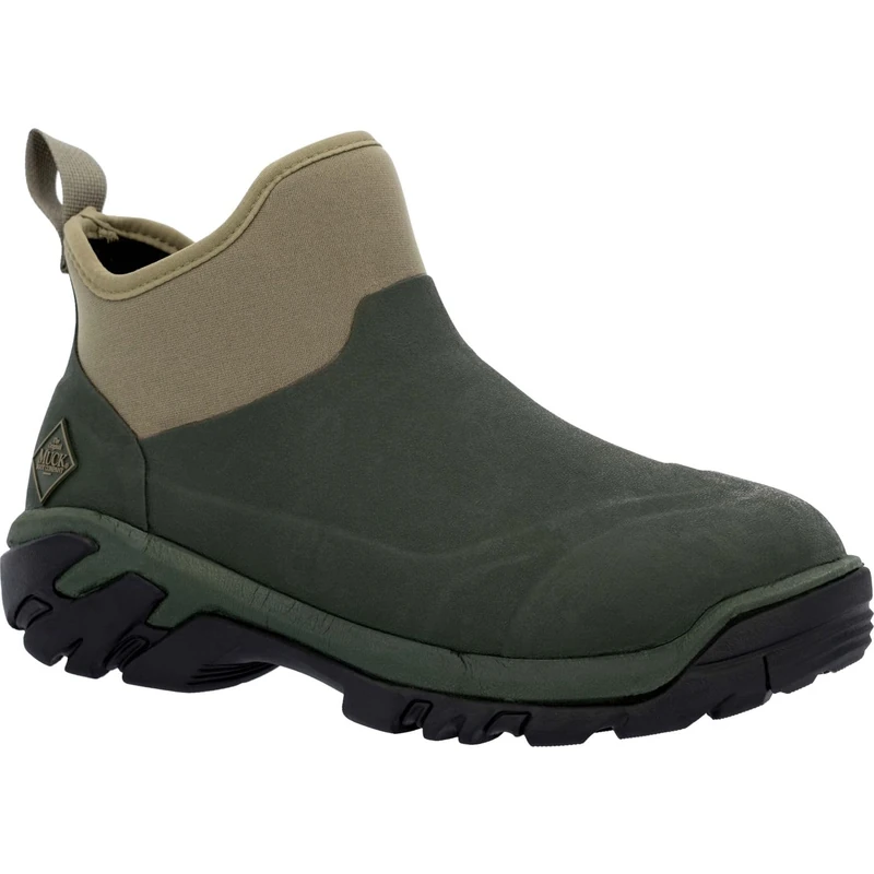 Muck Boots Men's Woody Sport Pull On Waterproof Ankle Boot, Green, 12